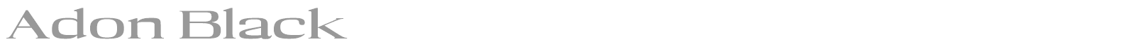 Adon font preview